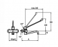 Preview: KWC Gastro Zweigriffmischer chrom AD150 +/- 15mm, A300, B60