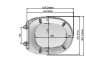 Preview: MKW-WC-Sitz AIDA mit Deckel mit Slowclosescharnier - abnehmbar