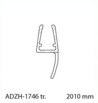 Duschkabinen Dichtleiste 1746 - 2000 mm (5 mm)