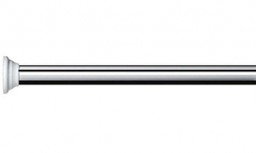 Dusch vorhangstange 19 mm Ø chrome oder weiß