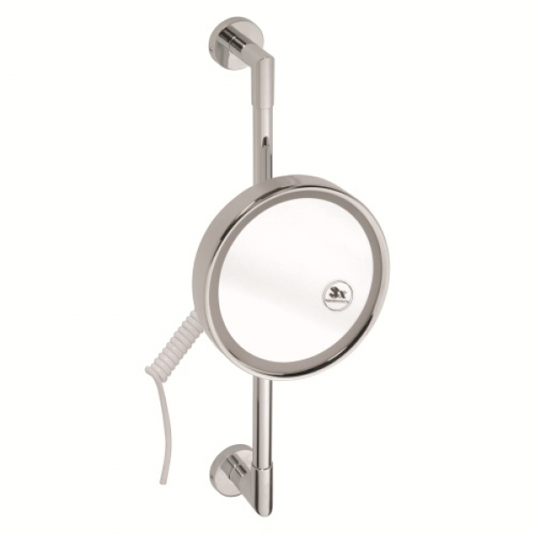 SPIRANTA Kosmetikspiegel mit Beleuchtung 200 mm Ø, 220V | SP101MB