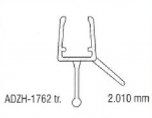 Duschkabinen Dichtleiste 1762 - 2000 mm