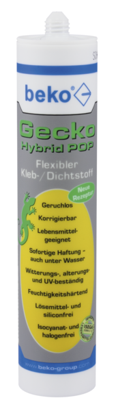 BEKO Gecko Hybrid POP Dichtmasse/Kleber weiß