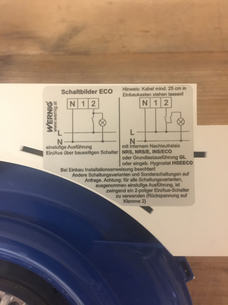 WERNIG Ventilatoreinheit Silent ECO U 60