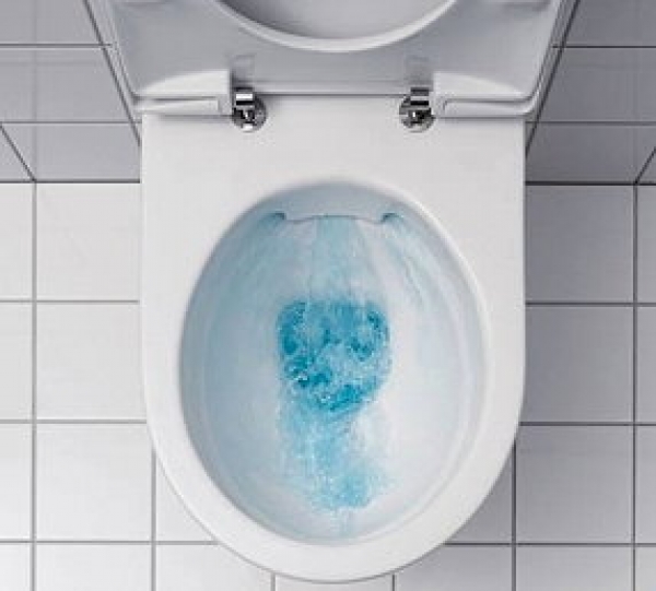 Wand-WC / ohne Spülrand, mit Spezial-Beschichtung, ohne WC-Sitz
