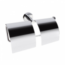 Doppel - Papierrollenhalter, chrome