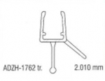 Duschkabinen Dichtleiste 1762 - 2000 mm