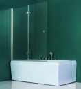 PERFECTA Flex Badewannen-Faltwand 2-tlg. 1390 - 1410 mm